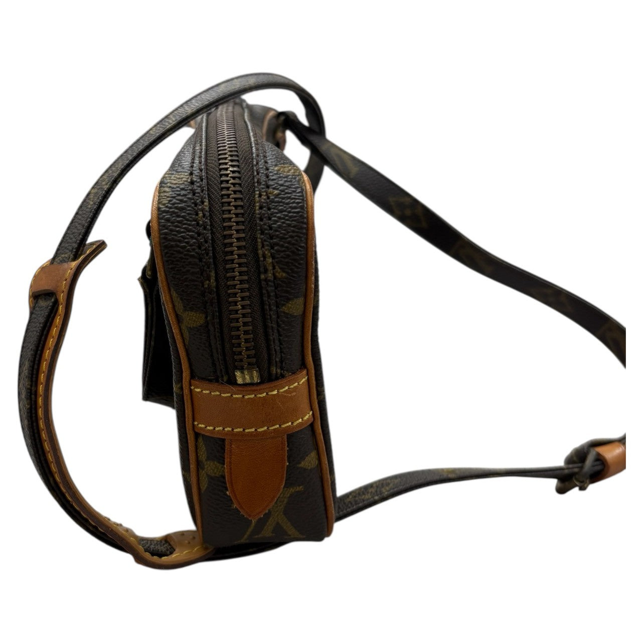 LOUIS VUITTON Monogram Marly Dragonne Brown Gold Hardware PVC / Leather M51828 Shoulder Bag Women's A