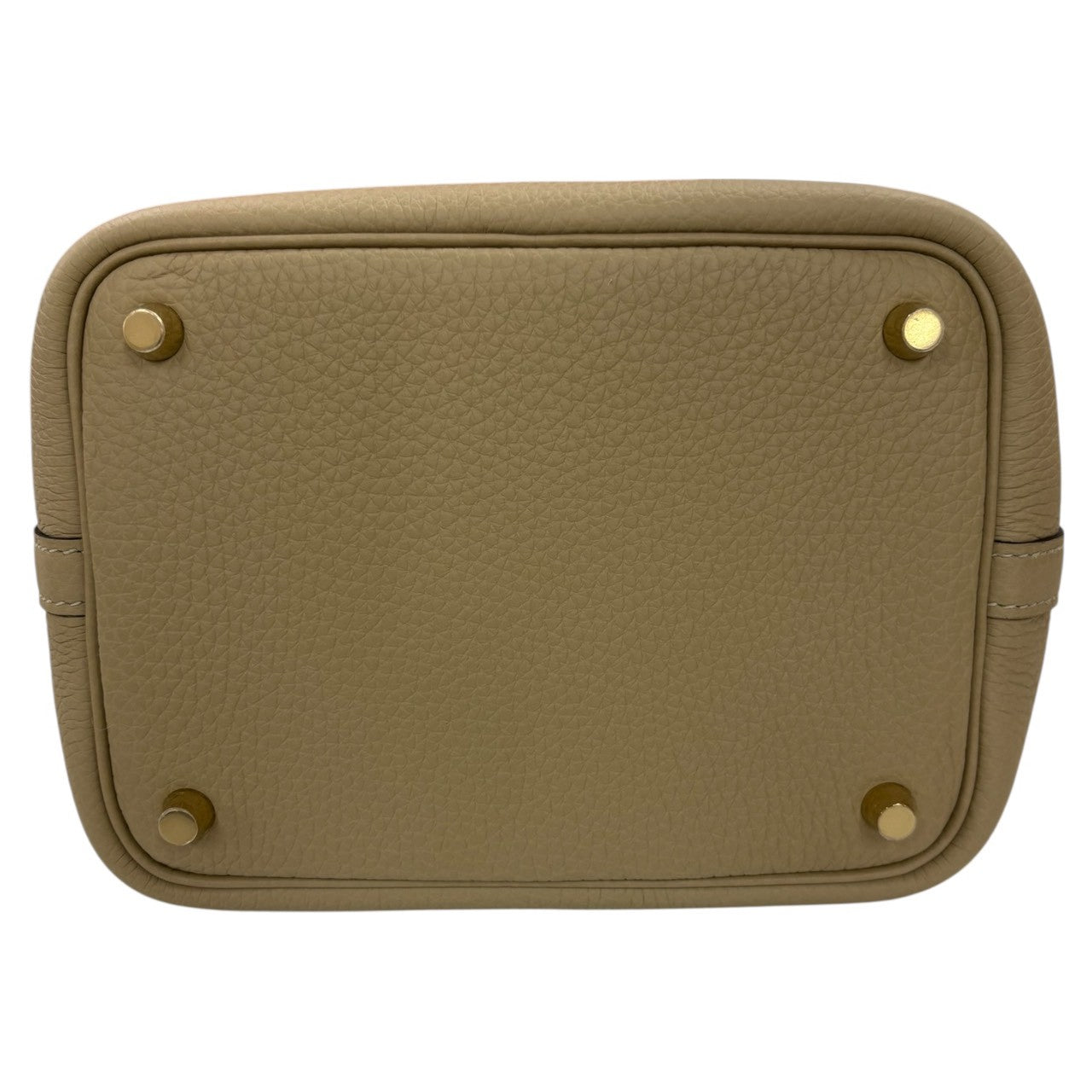 HERMES Picotin Lock MM Trench Gold Silver Hardware Taurillon Clemence Handbag K stamp Women's N
