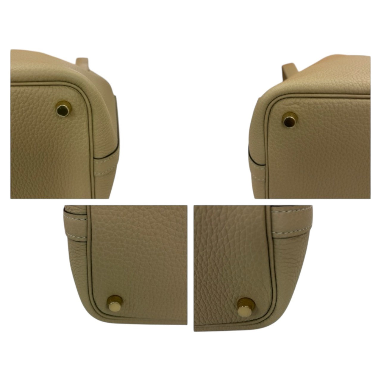 HERMES Picotin Lock MM Trench Gold Silver Hardware Taurillon Clemence Handbag K stamp Women's N