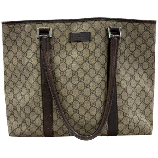GUCCI グッチ GGスプリームキャンバス / レザー 114288 トートバッグ レディース AB
