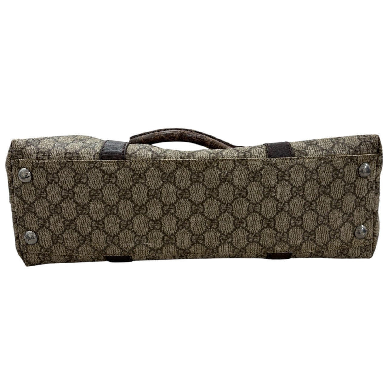 GUCCI GG Supreme Canvas / Leather 114288 Tote Bag Women's AB