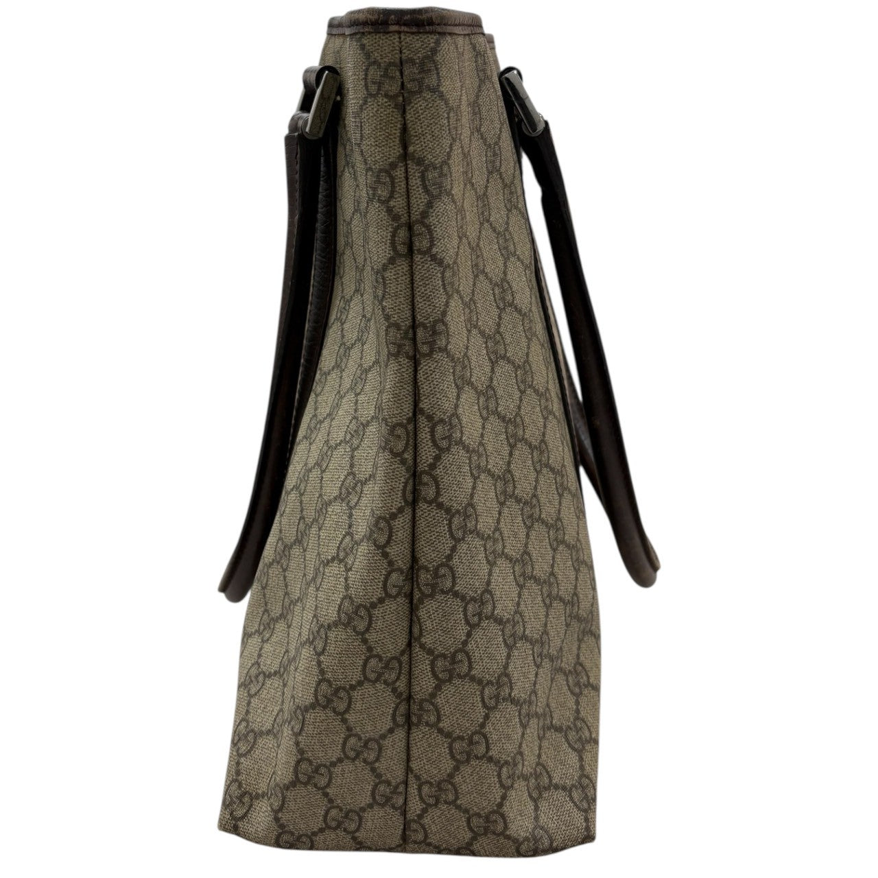 GUCCI GG Supreme Canvas / Leather 114288 Tote Bag Women's AB