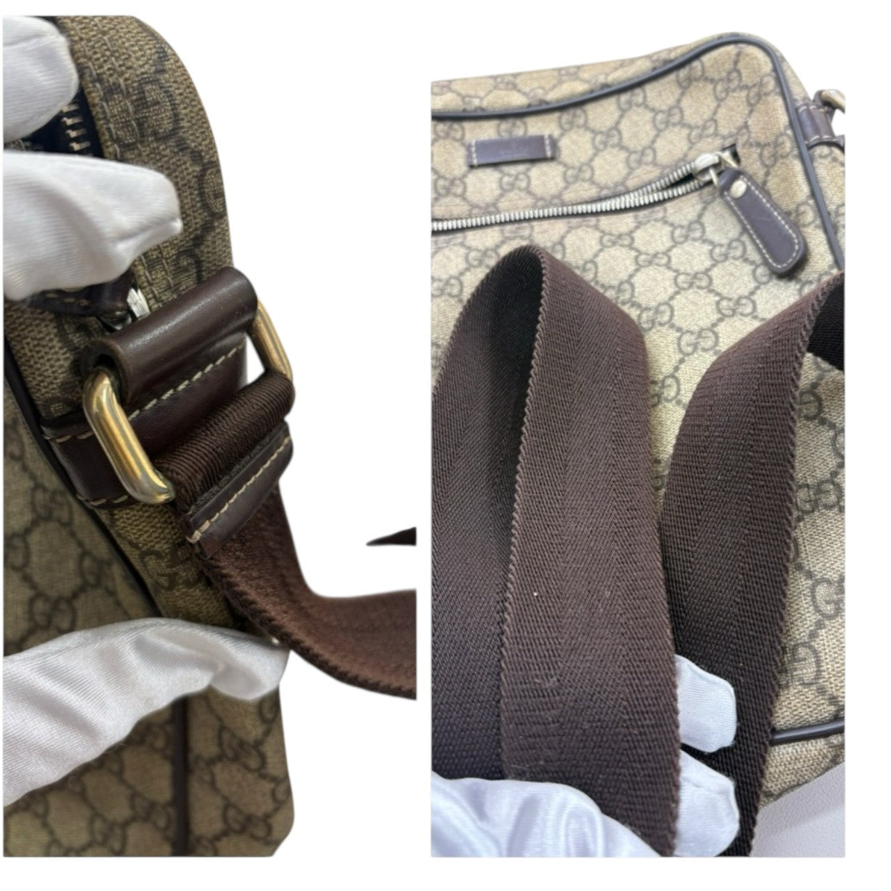 GUCCI GG Supreme Canvas 201448 Shoulder Bag Women's AB