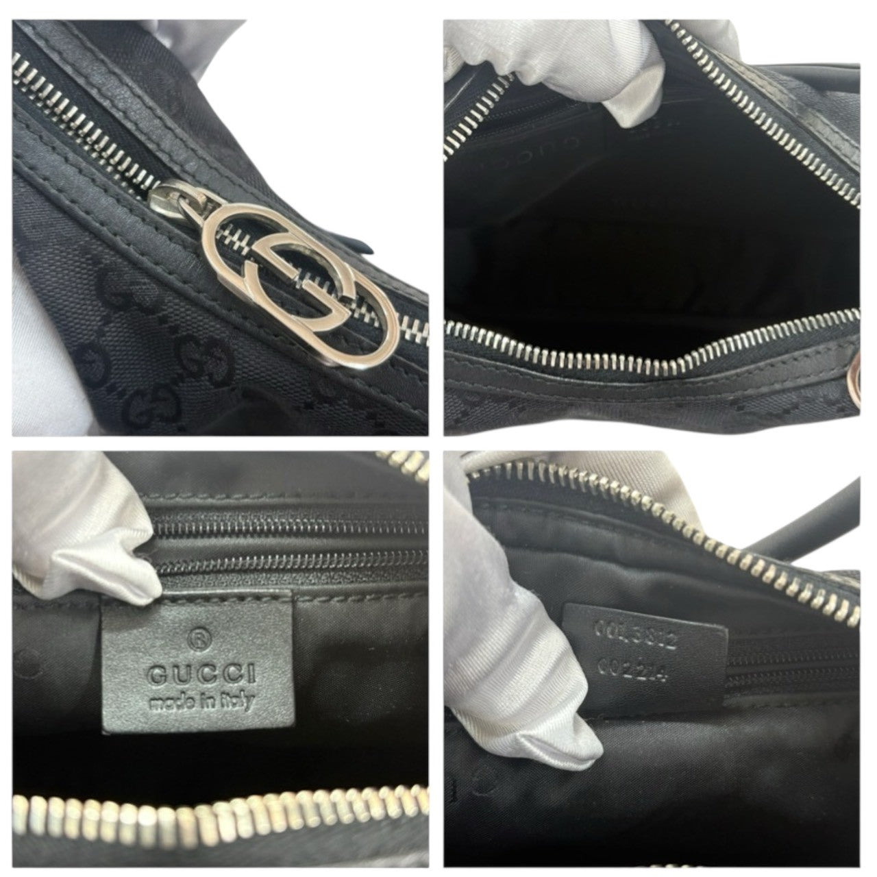 GUCCI グッチ GGキャンバス / レザー 001.3812 ショルダーバッグ ハンドバッグ レディース A