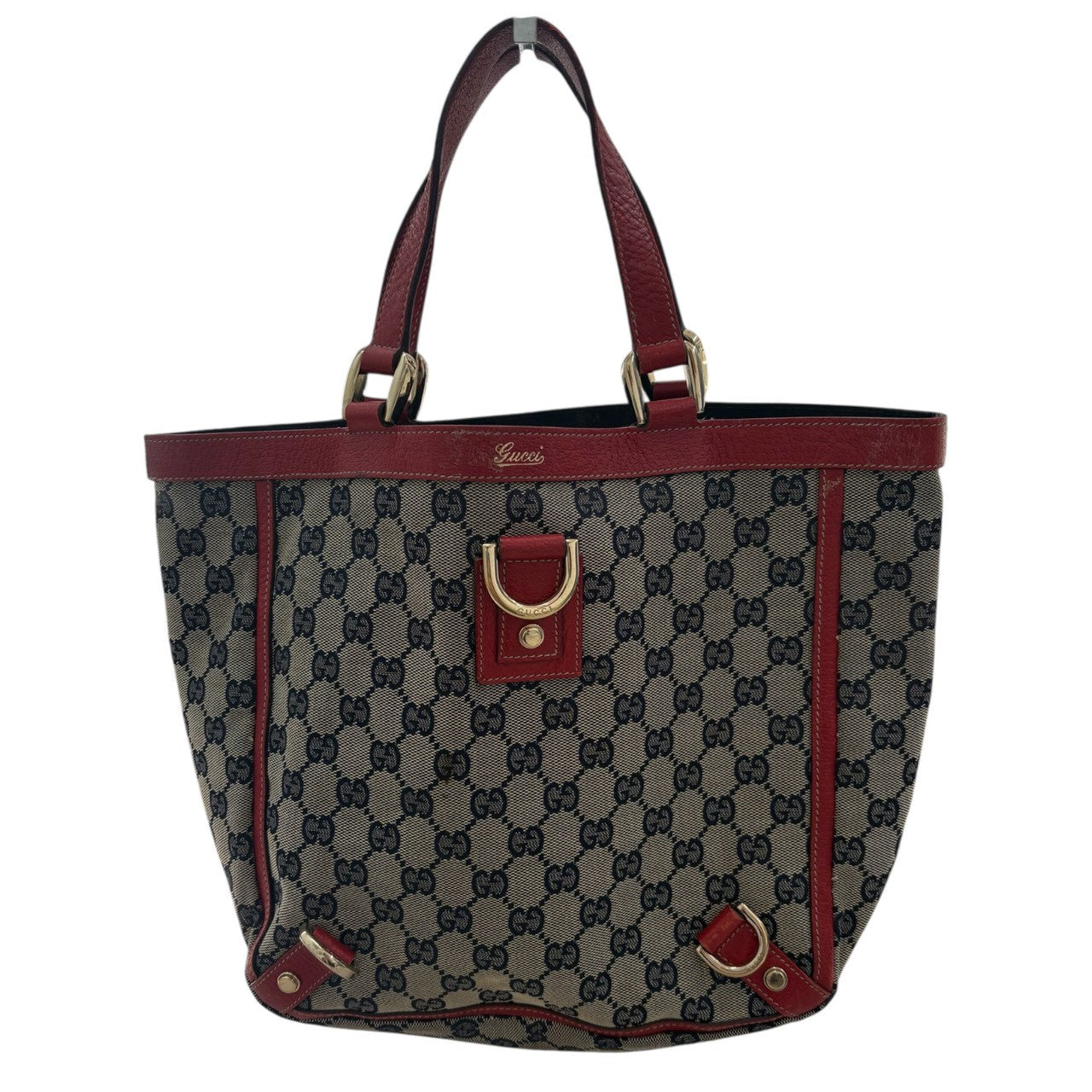 GUCCI グッチ アビー GGキャンバス / レザー 130739 トートバッグ ハンドバッグ レディース B
