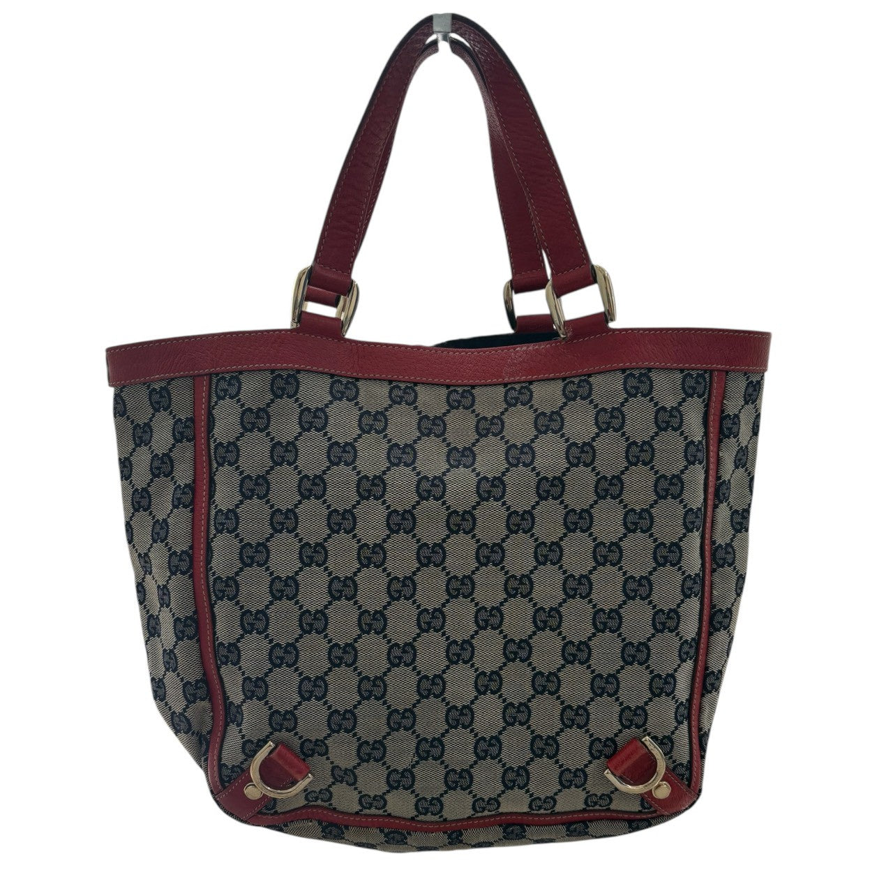 GUCCI グッチ アビー GGキャンバス / レザー 130739 トートバッグ ハンドバッグ レディース B