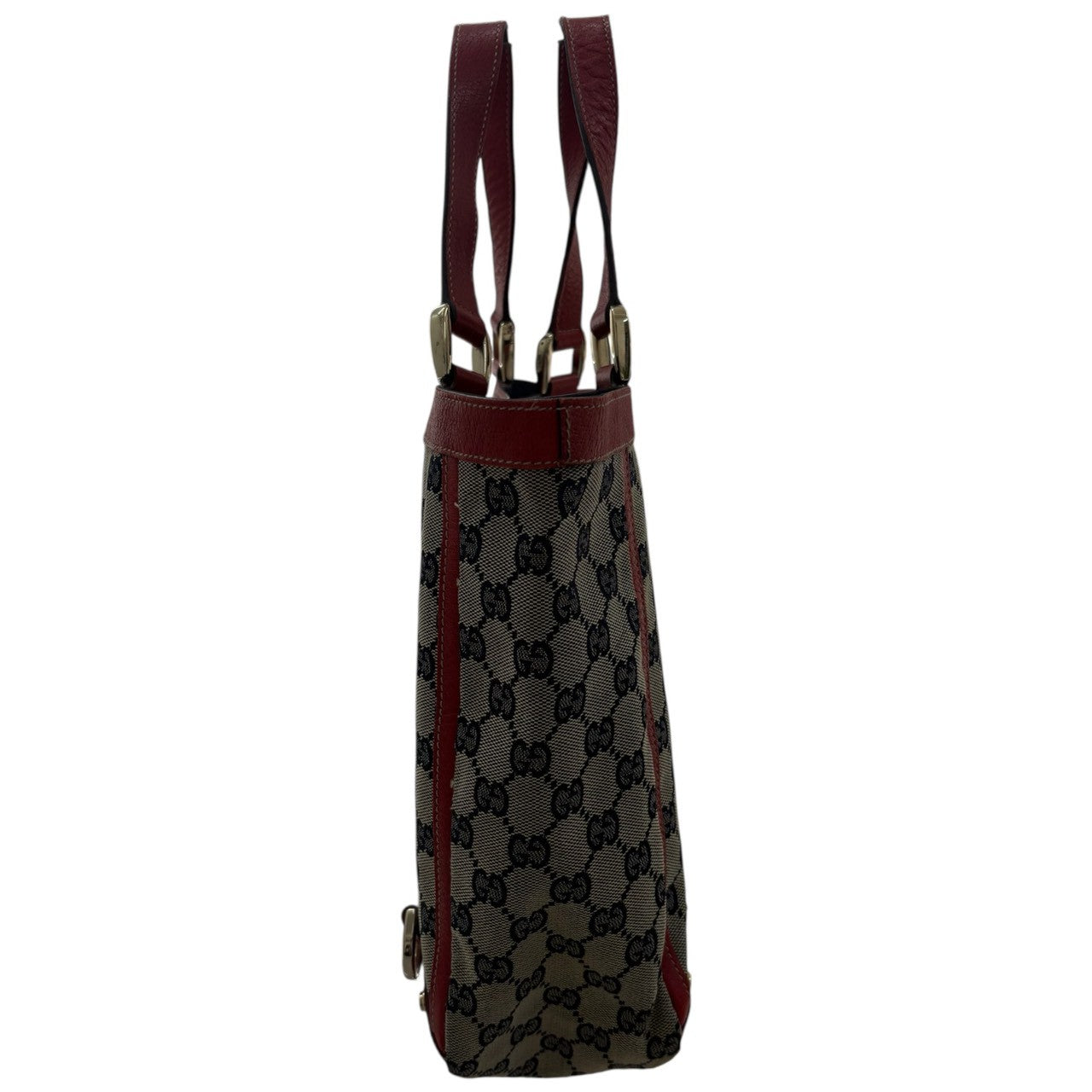 GUCCI グッチ アビー GGキャンバス / レザー 130739 トートバッグ ハンドバッグ レディース B