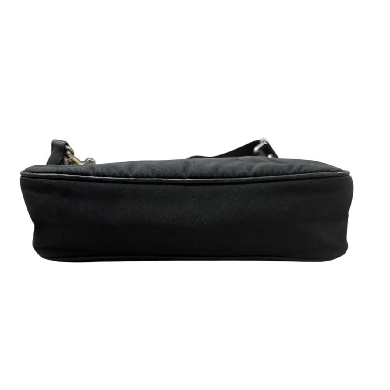 PRADA Triangle Logo Nylon Shoulder Bag Ladies A
