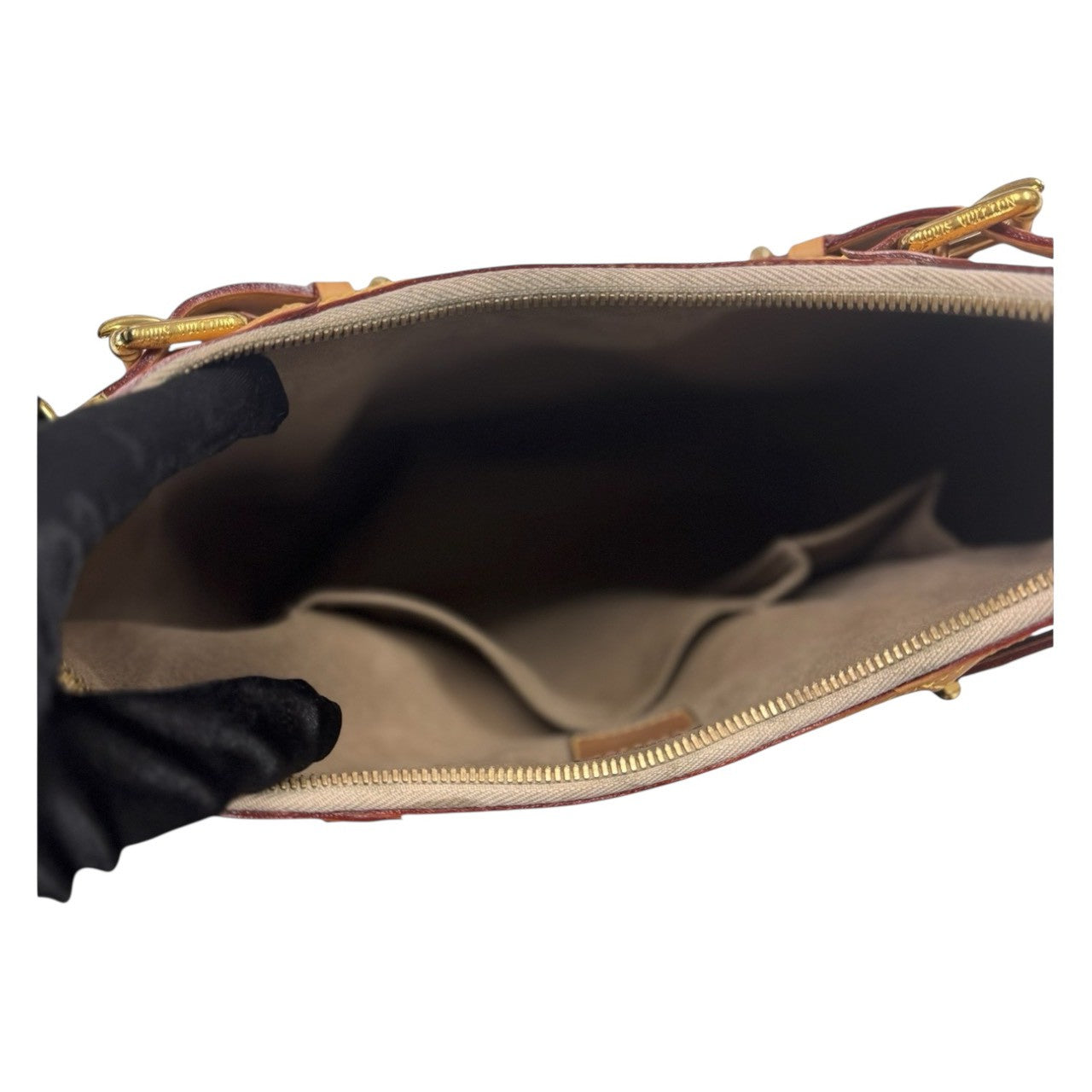 LOUIS VUITTON Monogram Multicolore Greta Black Gold Hardware PVC / Leather M40196 Shoulder Bag for Women A