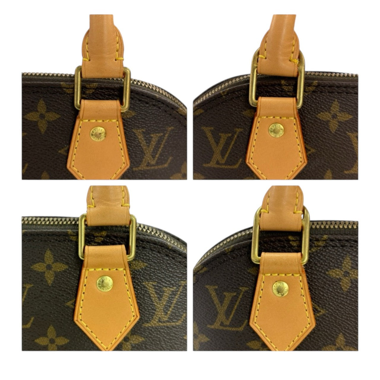 LOUIS VUITTON Monogram Alma Brown Gold Hardware PVC / Leather M53152 Shoulder Bag Women's SA