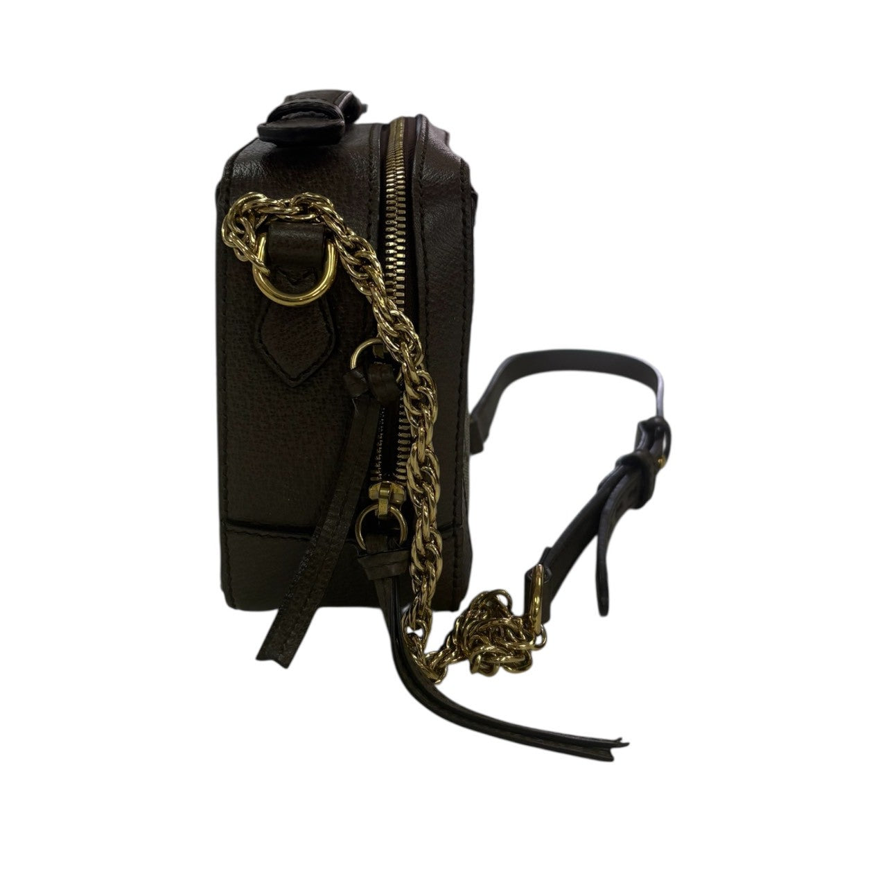 GUCCI Ophidia Brown Gold Hardware GG Supreme Canvas / Leather 602576 Shoulder Bag Women's SA