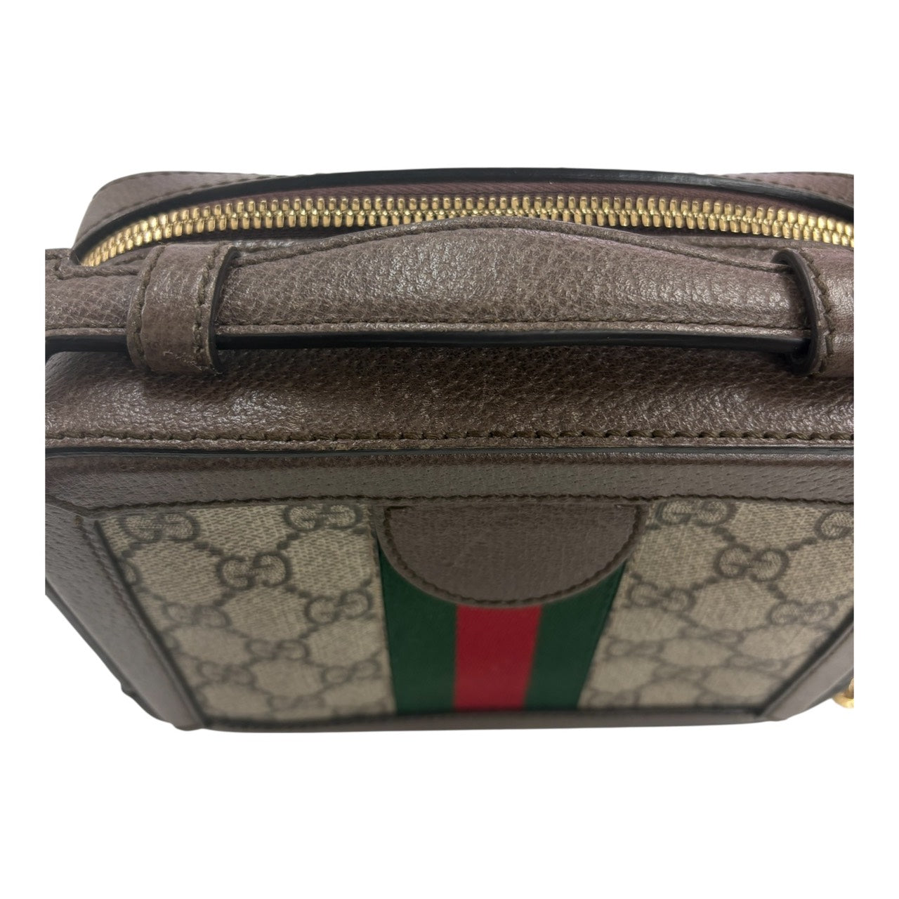 GUCCI Ophidia Brown Gold Hardware GG Supreme Canvas / Leather 602576 Shoulder Bag Women's SA