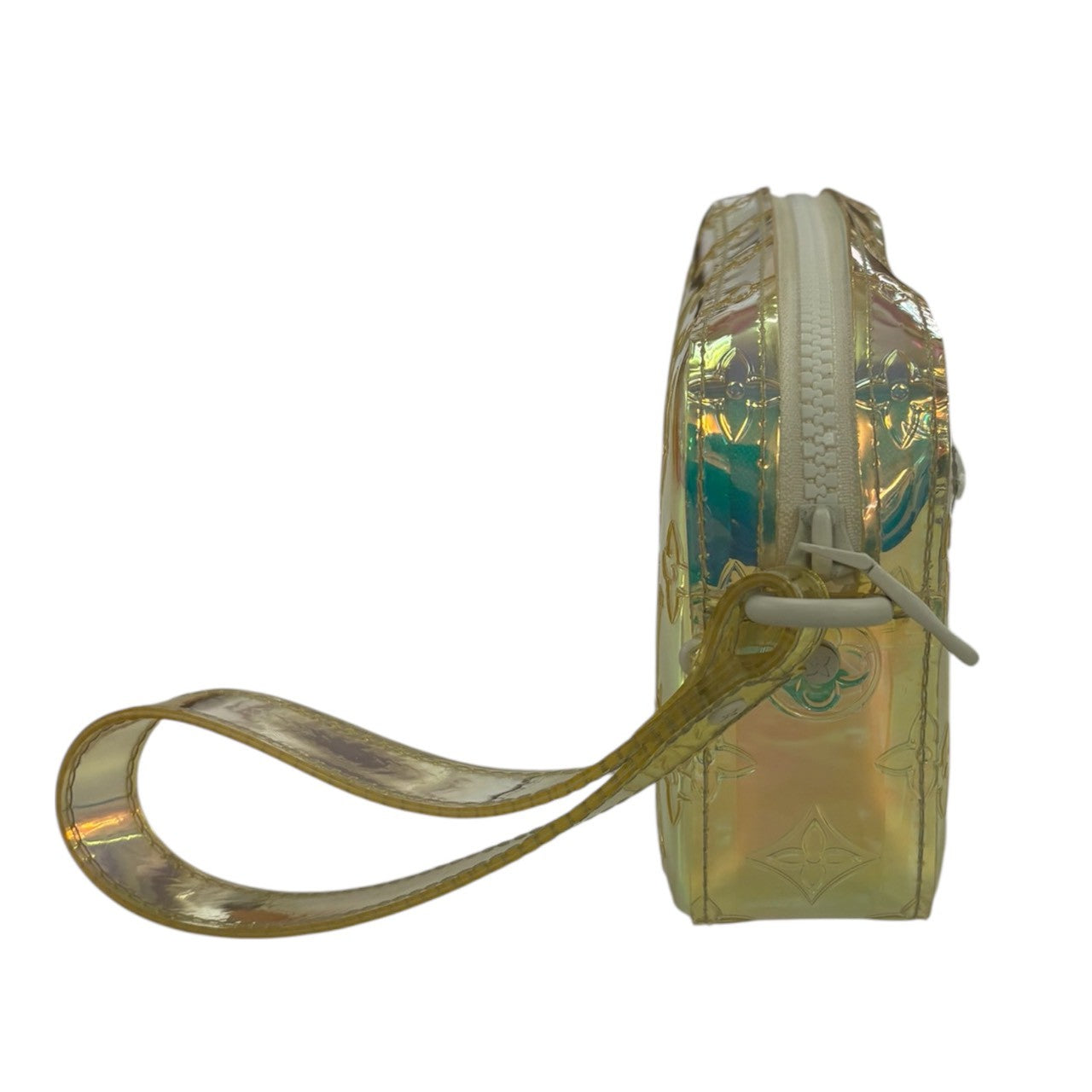 LOUIS VUITTON ルイヴィトン モノグラム ヴォルガモノグラム プリズム マルチカラー 透明 白金具 ナイロン M55261 クラッチバッグ ハンドバッグ メンズ A