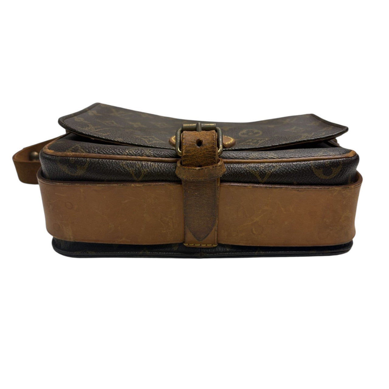 LOUIS VUITTON ルイヴィトン モノグラム カルトシエール ブラウン ゴールド金具 PVC / レザー M51252 ショルダーバッグ レディース B
