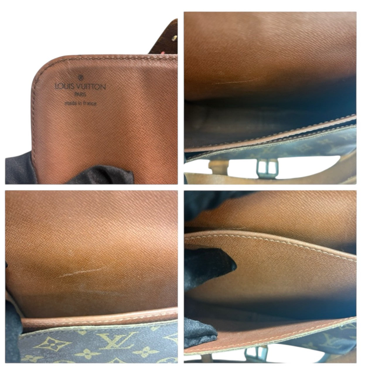LOUIS VUITTON ルイヴィトン モノグラム カルトシエール ブラウン ゴールド金具 PVC / レザー M51252 ショルダーバッグ レディース B
