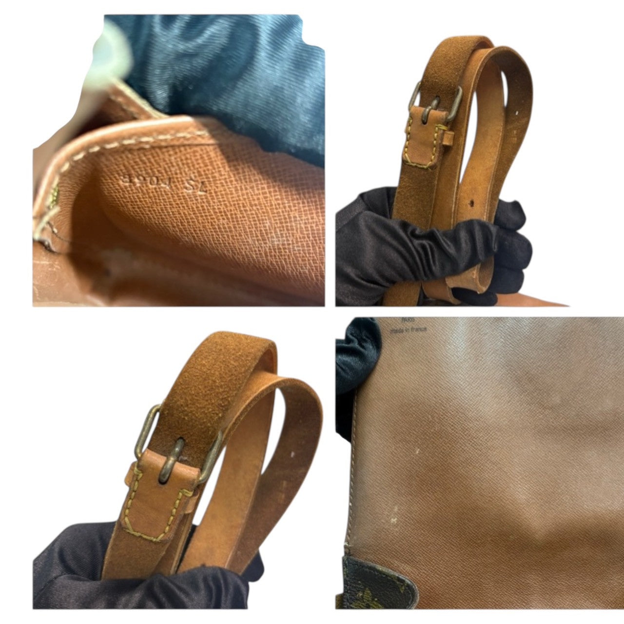 LOUIS VUITTON ルイヴィトン モノグラム カルトシエール ブラウン ゴールド金具 PVC / レザー M51252 ショルダーバッグ レディース B