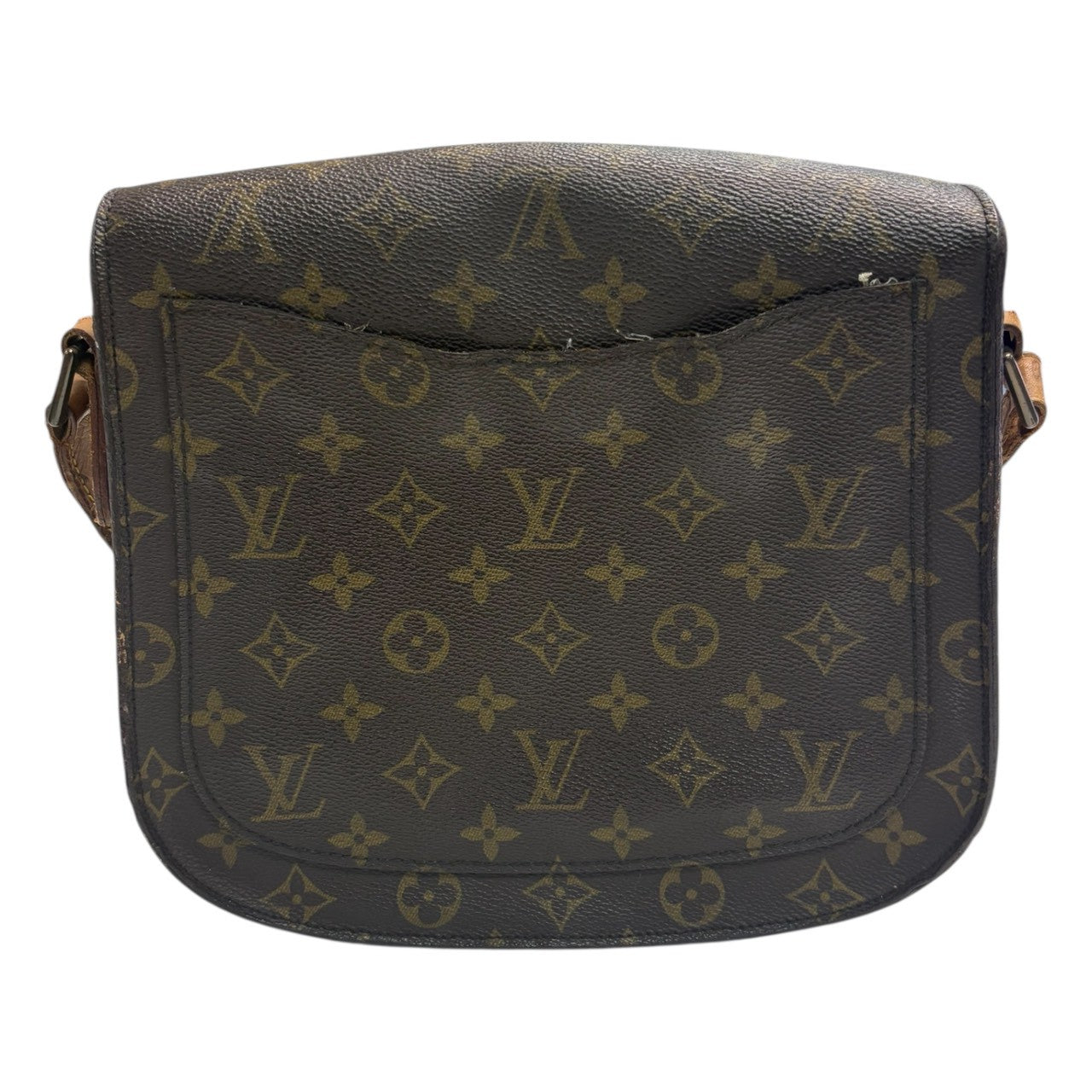 LOUIS VUITTON ルイヴィトン モノグラム サンクルー ブラウン ゴールド金具 PVC / レザー M51242 ショルダーバッグ レディース B