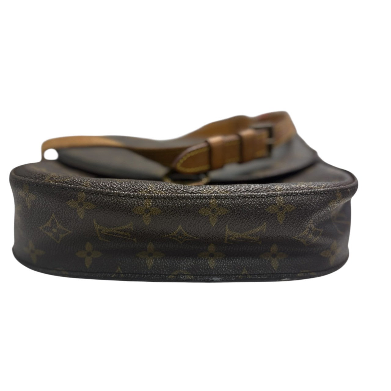 LOUIS VUITTON ルイヴィトン モノグラム サンクルー ブラウン ゴールド金具 PVC / レザー M51242 ショルダーバッグ レディース B