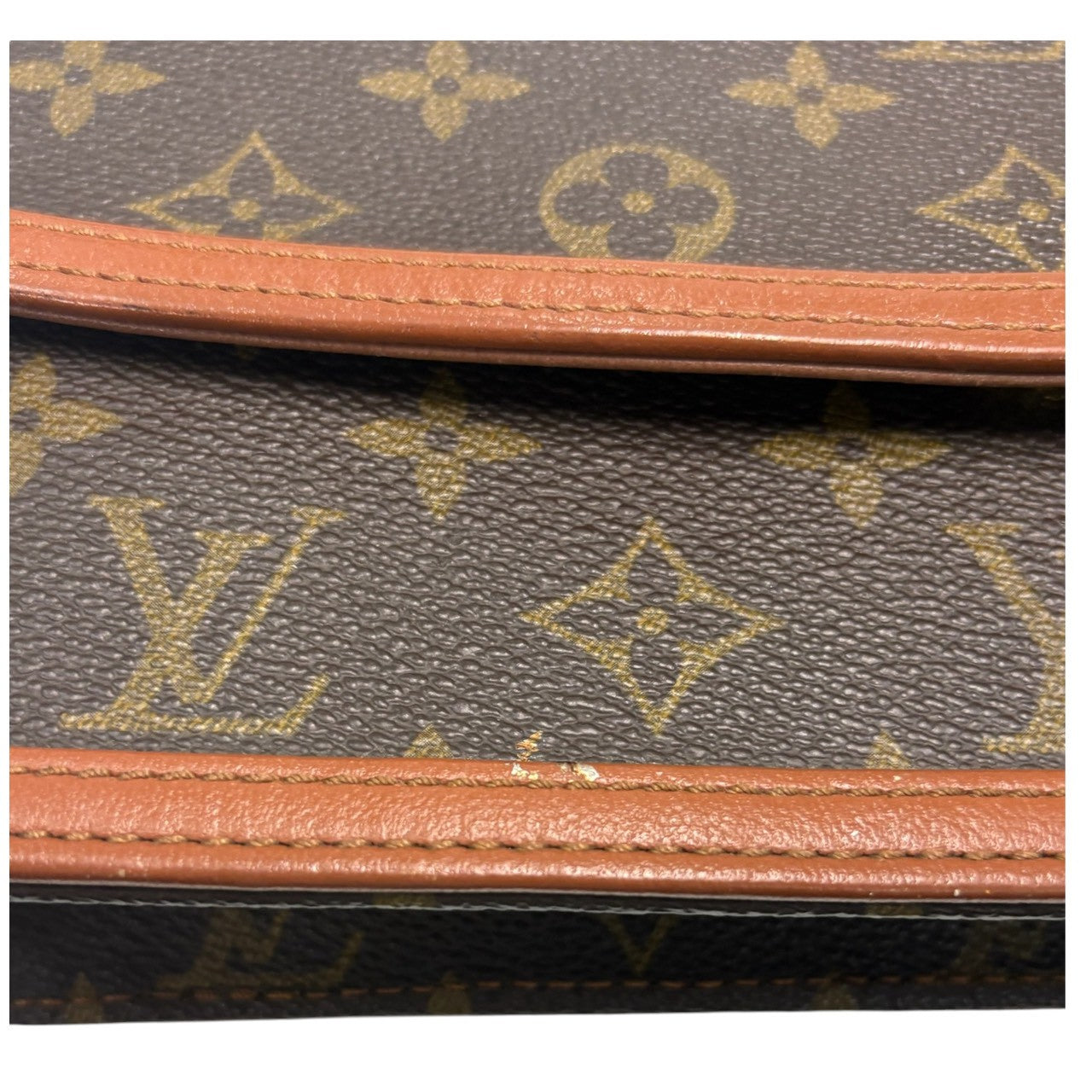 LOUIS VUITTON Monogram Pochette Dame Brown Gold Hardware PVC / Leather M51812 Clutch Bag Second Bag Men's ABP
