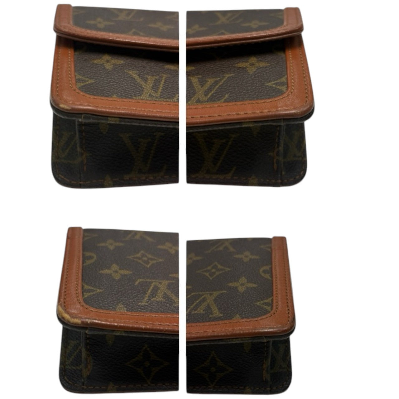 LOUIS VUITTON Monogram Pochette Dame Brown Gold Hardware PVC / Leather M51812 Clutch Bag Second Bag Men's ABP
