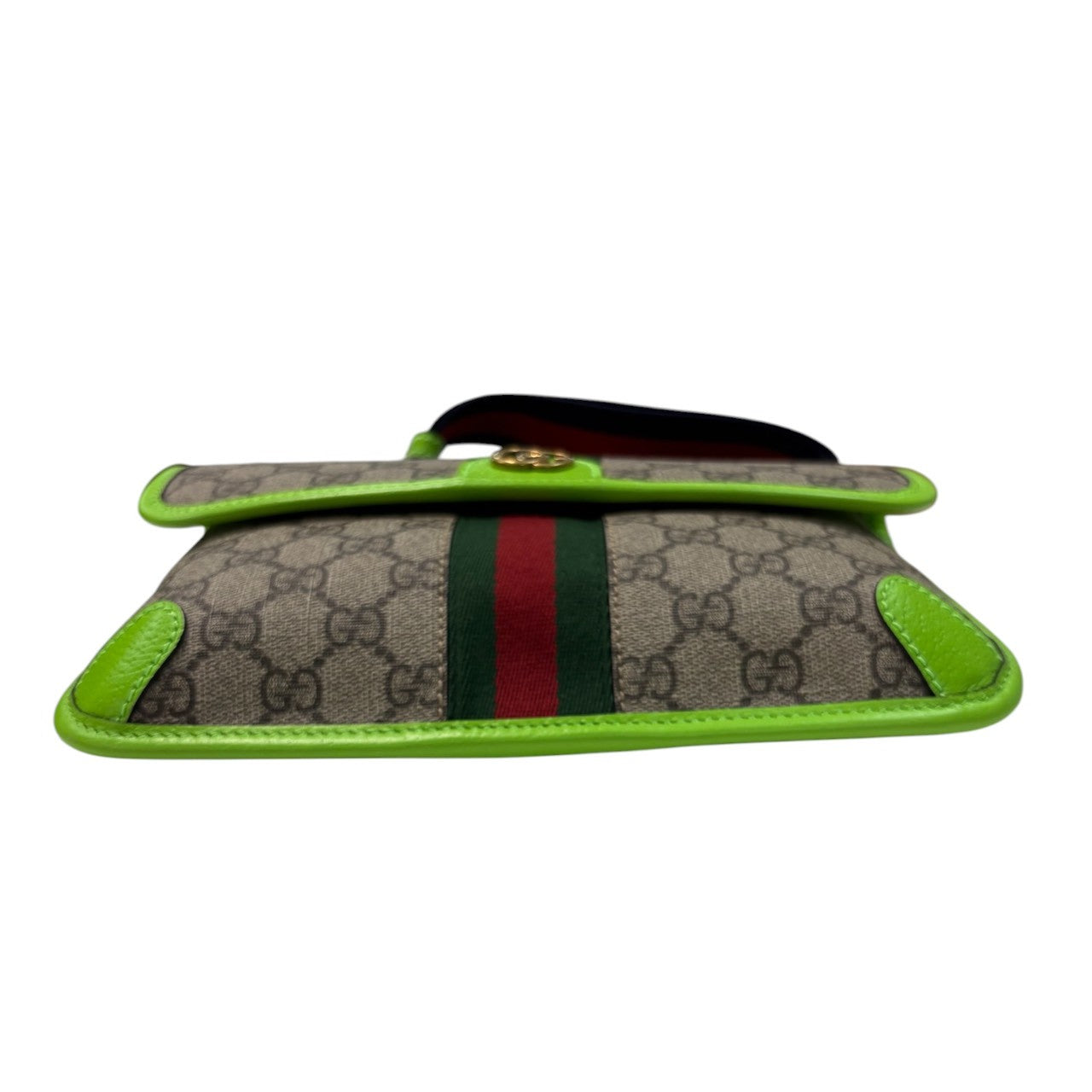GUCCI Ophidia Beige Gold Hardware GG Supreme Canvas / Leather 72597 Shoulder Bag Women's S