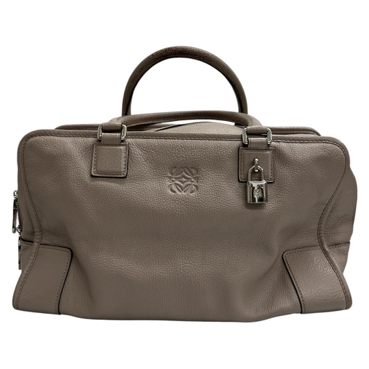 LOEWE ロエベ アマソナ ベージュ レザー ハンドバッグ レディース ABP