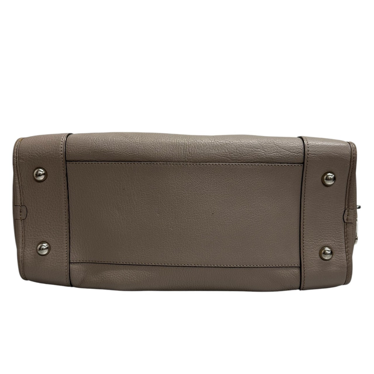 LOEWE ロエベ アマソナ ベージュ レザー ハンドバッグ レディース ABP