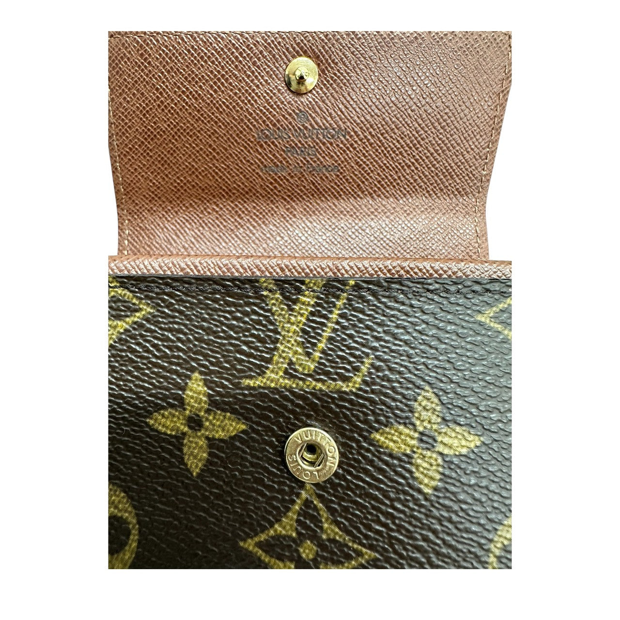 LOUIS VUITTON ルイヴィトン モノグラム ポルトモネプラ ブラウン PVC M61930 コインケース レディース A