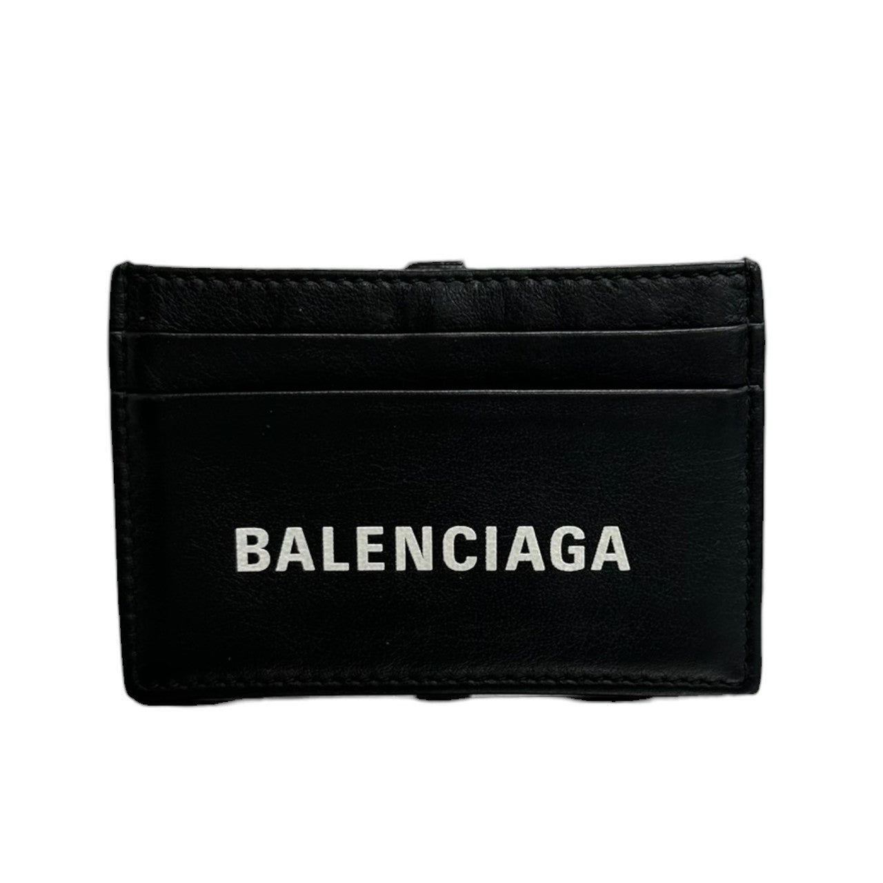 BALENCIAGA バレンシアガ エブリデイ ブラック レザー カードケース パスケース レディース A