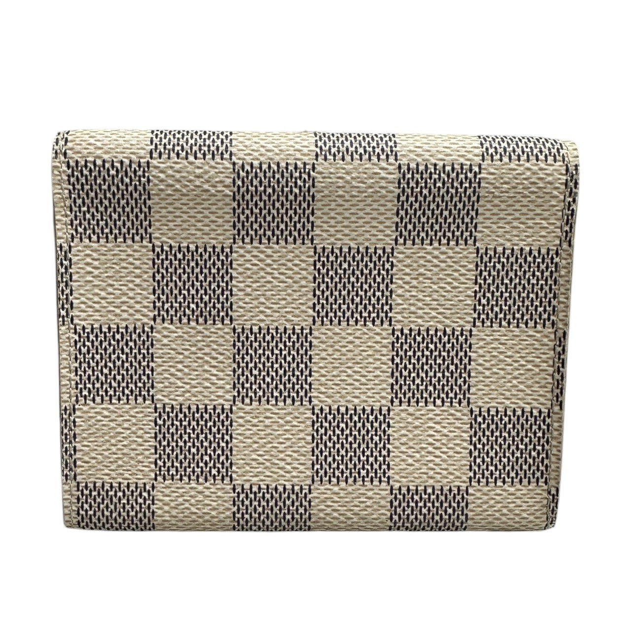 LOUIS VUITTON ルイヴィトン ダミエアズール アンヴェロップ カルト ドゥ ヴィジット ホワイト PVC N61746 カードケース 名刺入れ レディース A