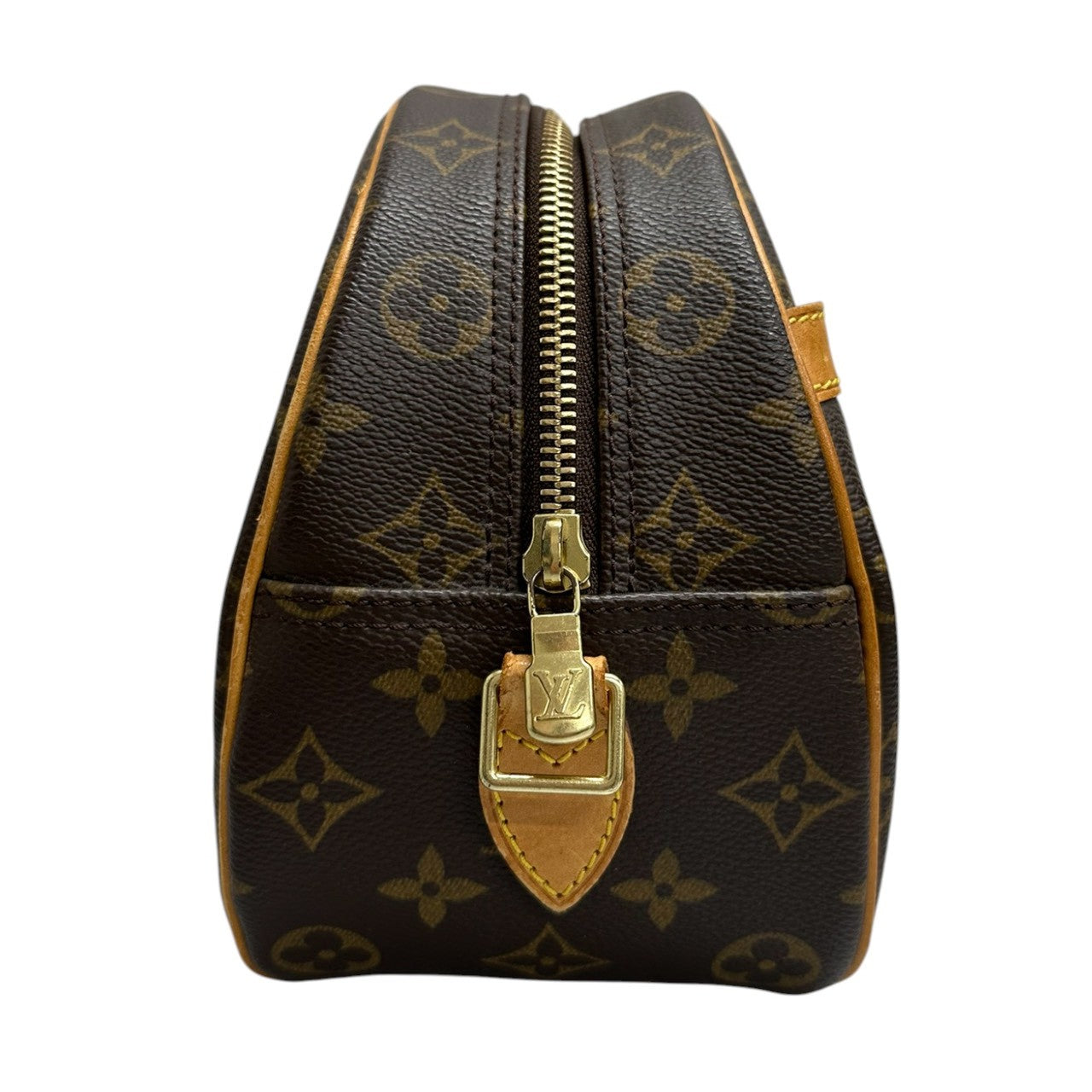 LOUIS VUITTON ルイヴィトン モノグラム ブロア ブラウン ゴールド金具 PVC M51221 ショルダーバッグ レディース BC
