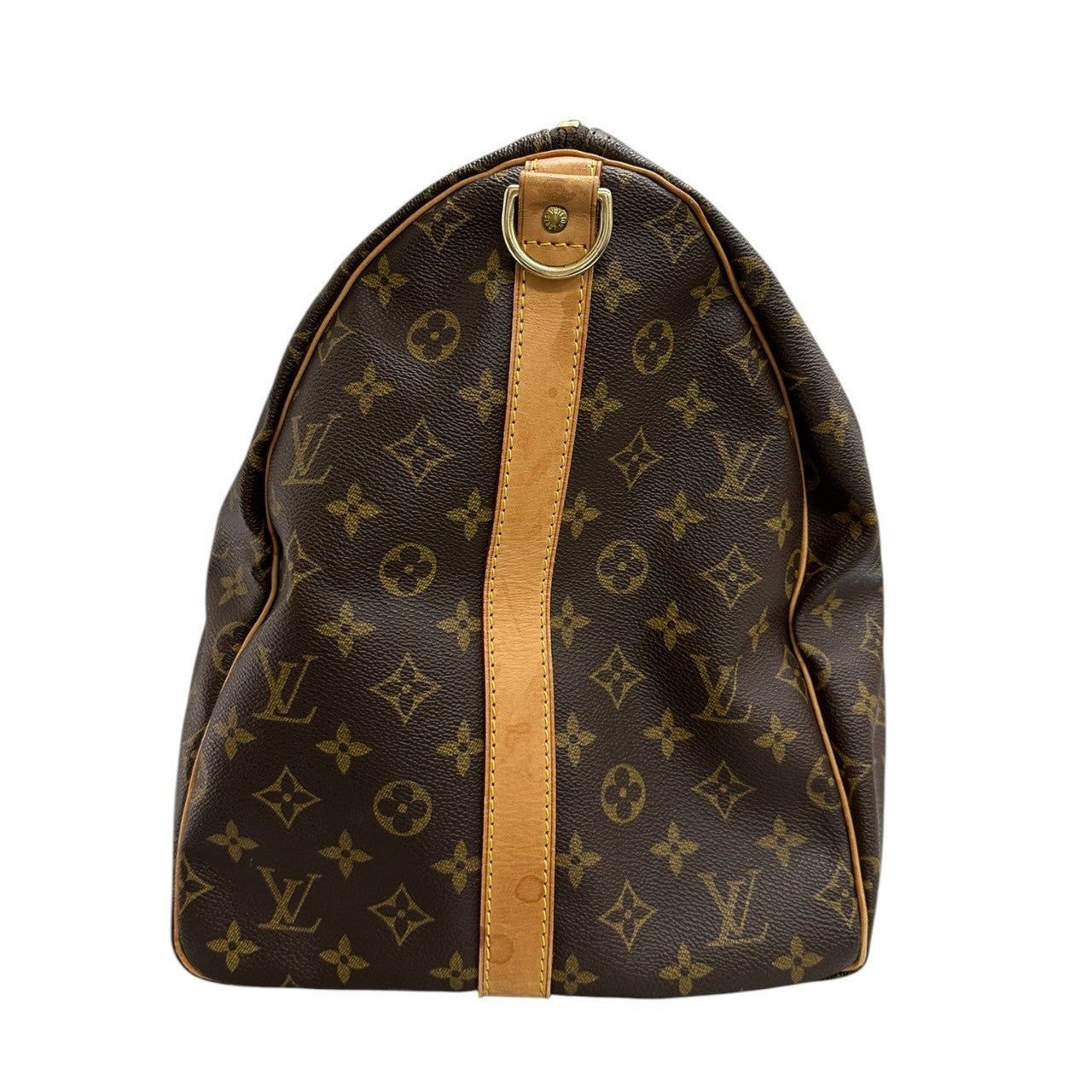 LOUIS VUITTON ルイヴィトン モノグラム キーポル ブラウン ゴールド金具 PVC / レザー M41422 ボストンバッグ レディース ABP