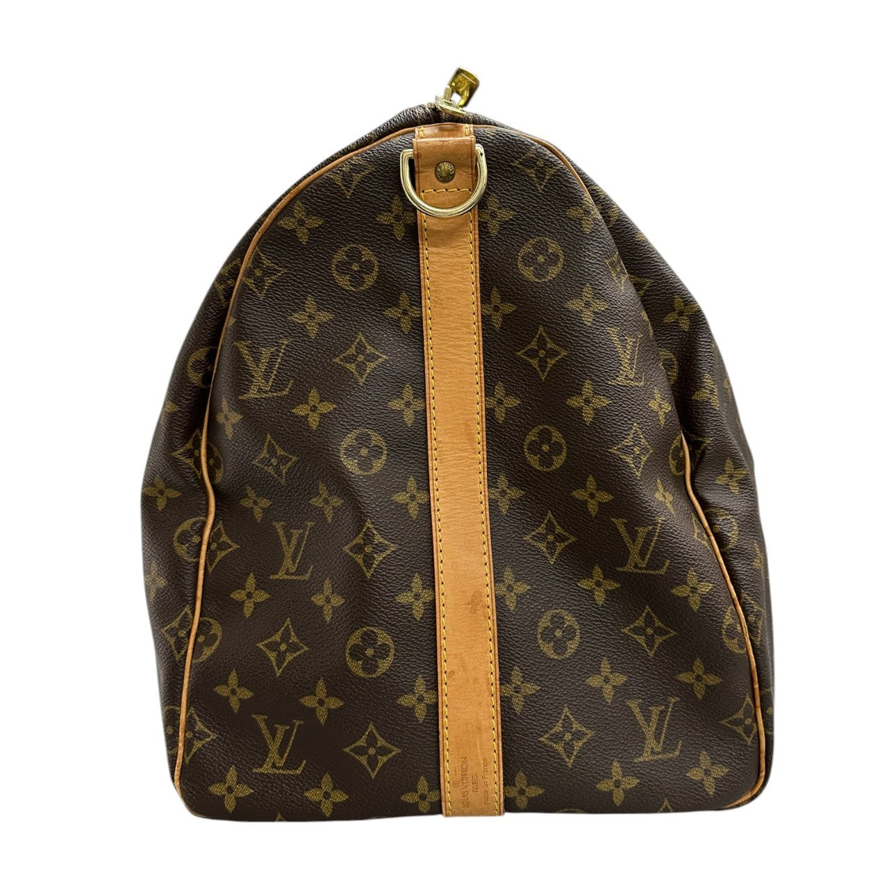 LOUIS VUITTON ルイヴィトン モノグラム キーポル ブラウン ゴールド金具 PVC / レザー M41422 ボストンバッグ レディース ABP