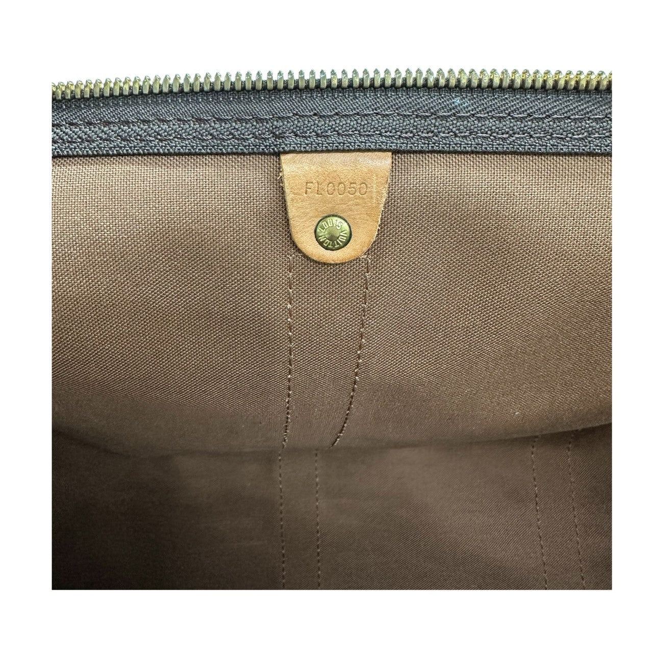 LOUIS VUITTON ルイヴィトン モノグラム キーポル ブラウン ゴールド金具 PVC / レザー M41422 ボストンバッグ レディース ABP