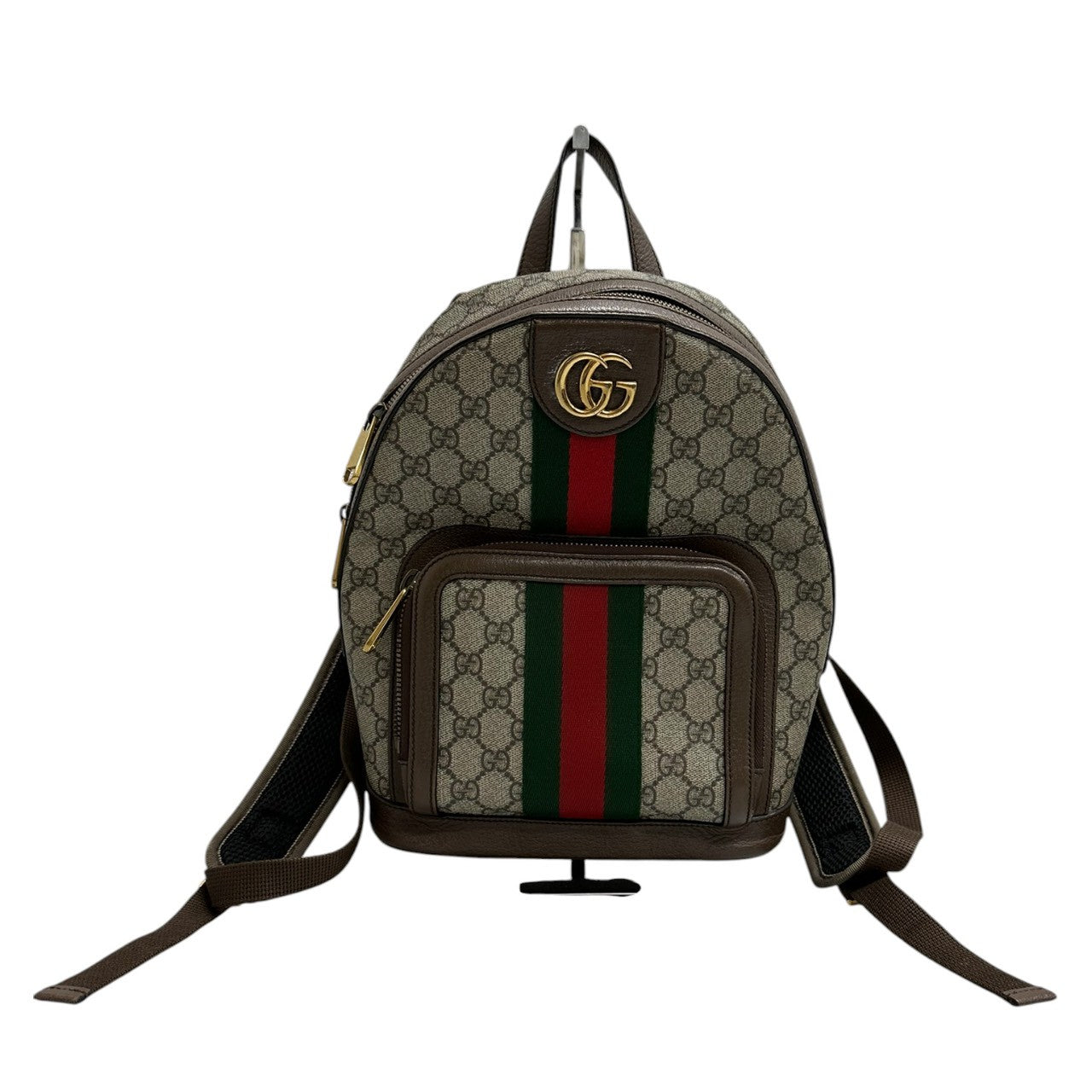 GUCCI グッチ GGスプリーム オフィディア ベージュ ゴールド金具 PVC / レザー 547965 リュック・デイパック レディース ABP