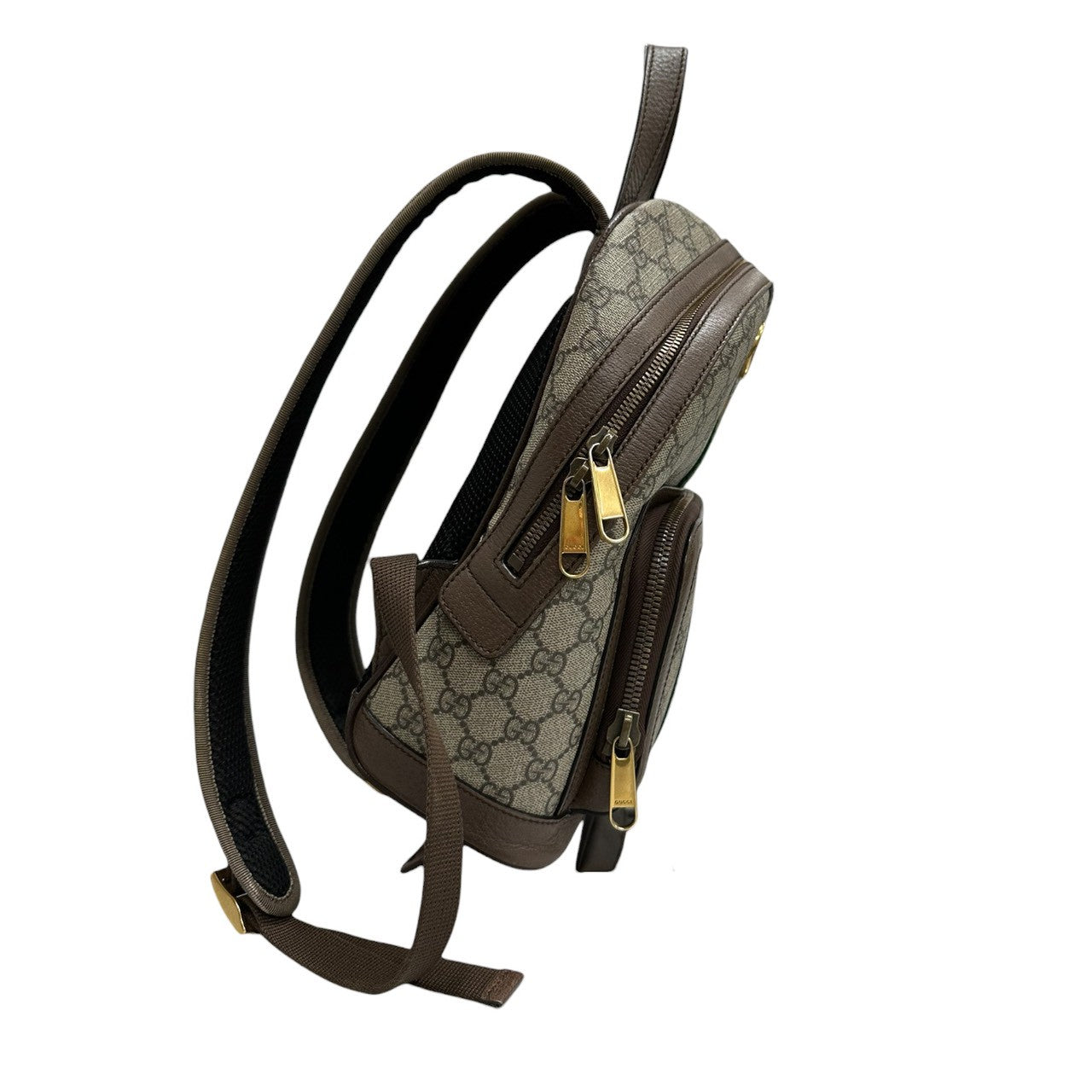 GUCCI グッチ GGスプリーム オフィディア ベージュ ゴールド金具 PVC / レザー 547965 リュック・デイパック レディース ABP