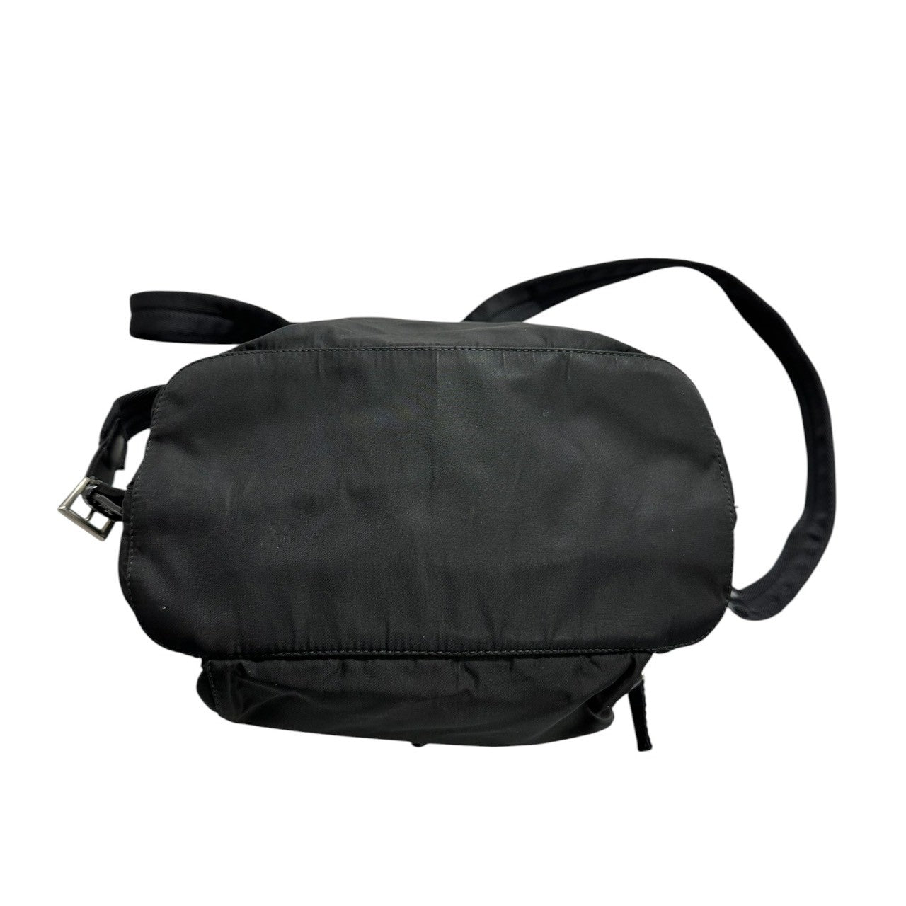 PRADA プラダ 三角ロゴ ブラック シルバー金具 ナイロン B4650 リュック・デイパック レディース A