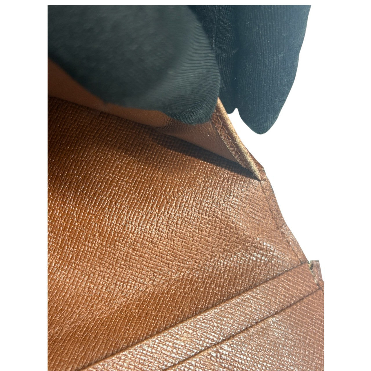 LOUIS VUITTON ルイヴィトン モノグラム ブラウン レザー 長財布 札入れ レディース A