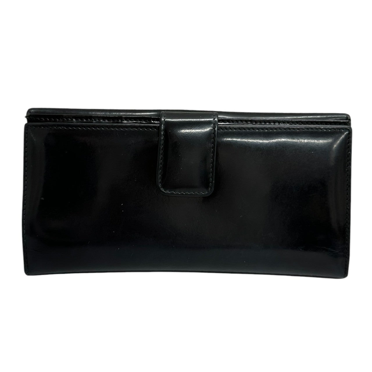 GUCCI グッチ パテントホースビット ブラック シルバー金具 レザー 035 3662 1872 5 長財布 レディース AB