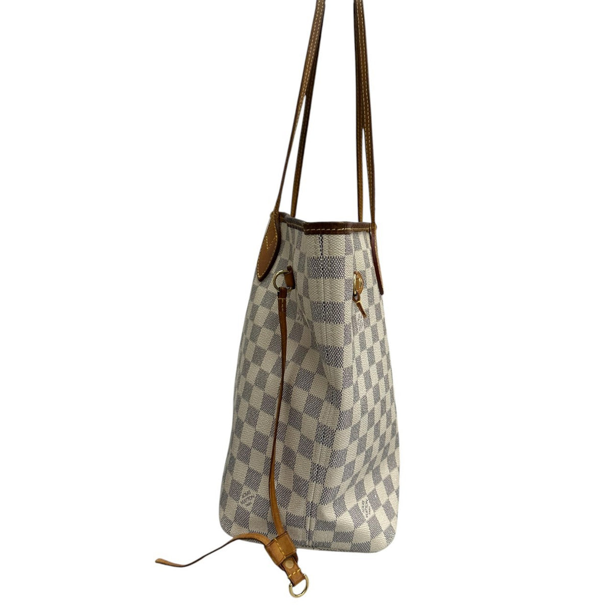 LOUIS VUITTON ルイヴィトン ホワイトゴールド金具 PVC N51107 ショルダーバッグ トートバッグ レディース AB