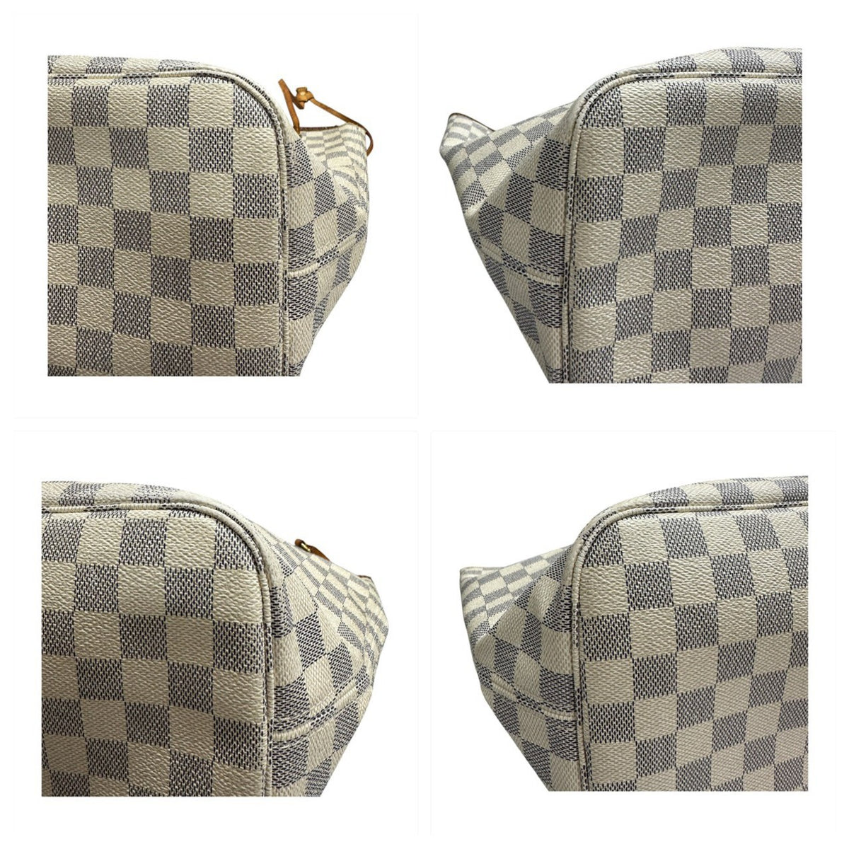 LOUIS VUITTON ルイヴィトン ホワイトゴールド金具 PVC N51107 ショルダーバッグ トートバッグ レディース AB