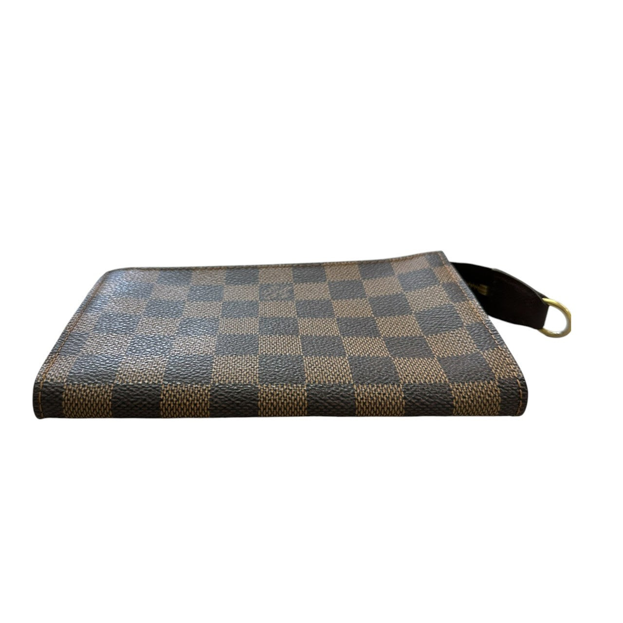 LOUIS VUITTON ルイヴィトン ダミエ ブラウン ゴールド金具 PVC N42240 ポーチ マルチポーチ 小物入れ レディース A