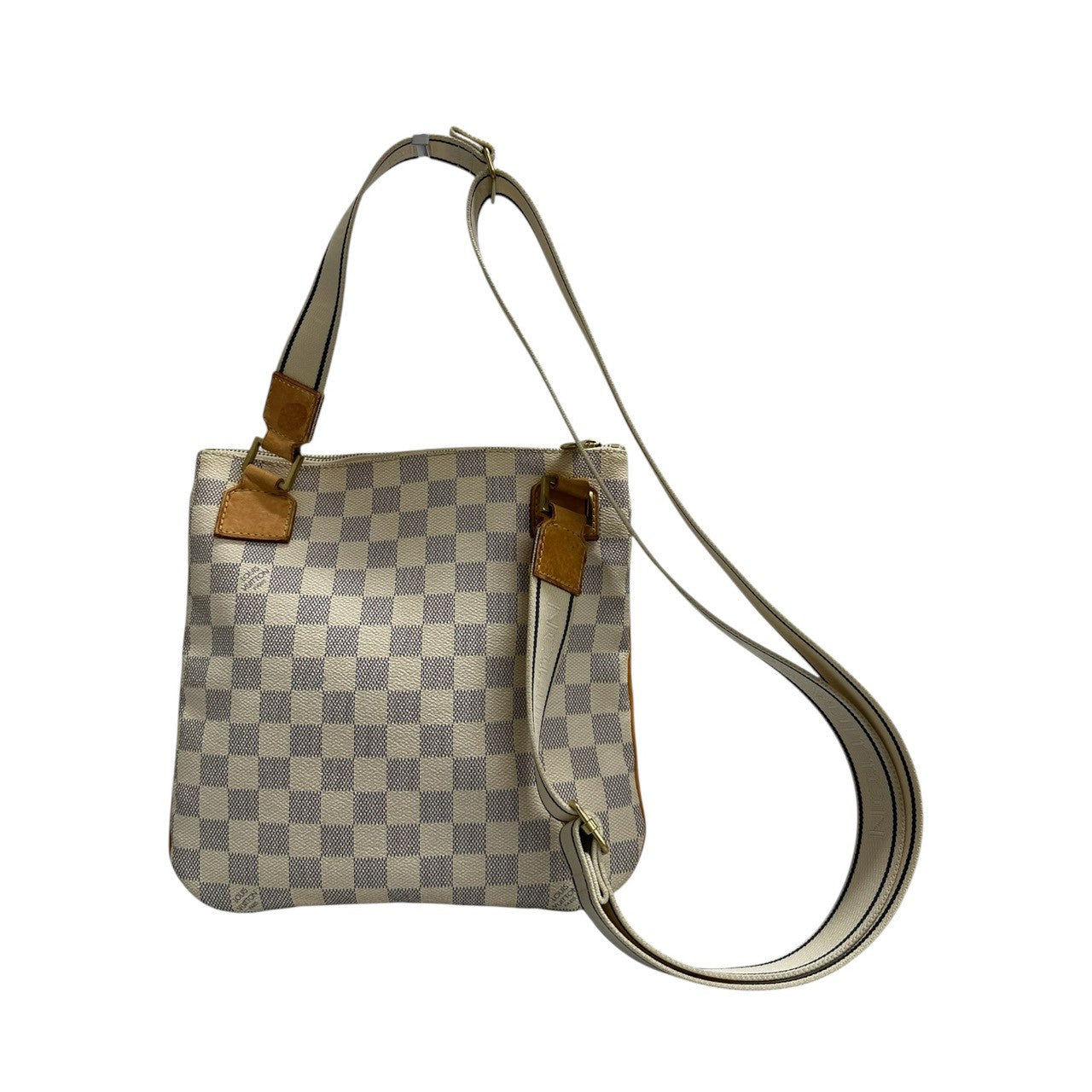 LOUIS VUITTON ルイヴィトン ダミエアズール ホワイト PVC N51112 ショルダーバッグ レディース A