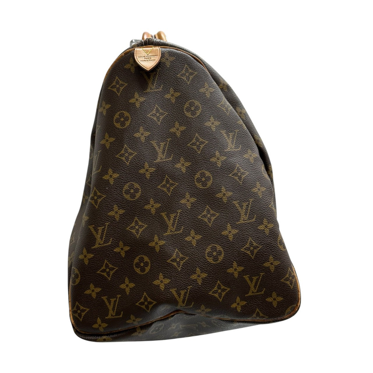 LOUIS VUITTON ルイヴィトン モノグラム キーポル ブラウン PVC ボストンバッグ レディース AB