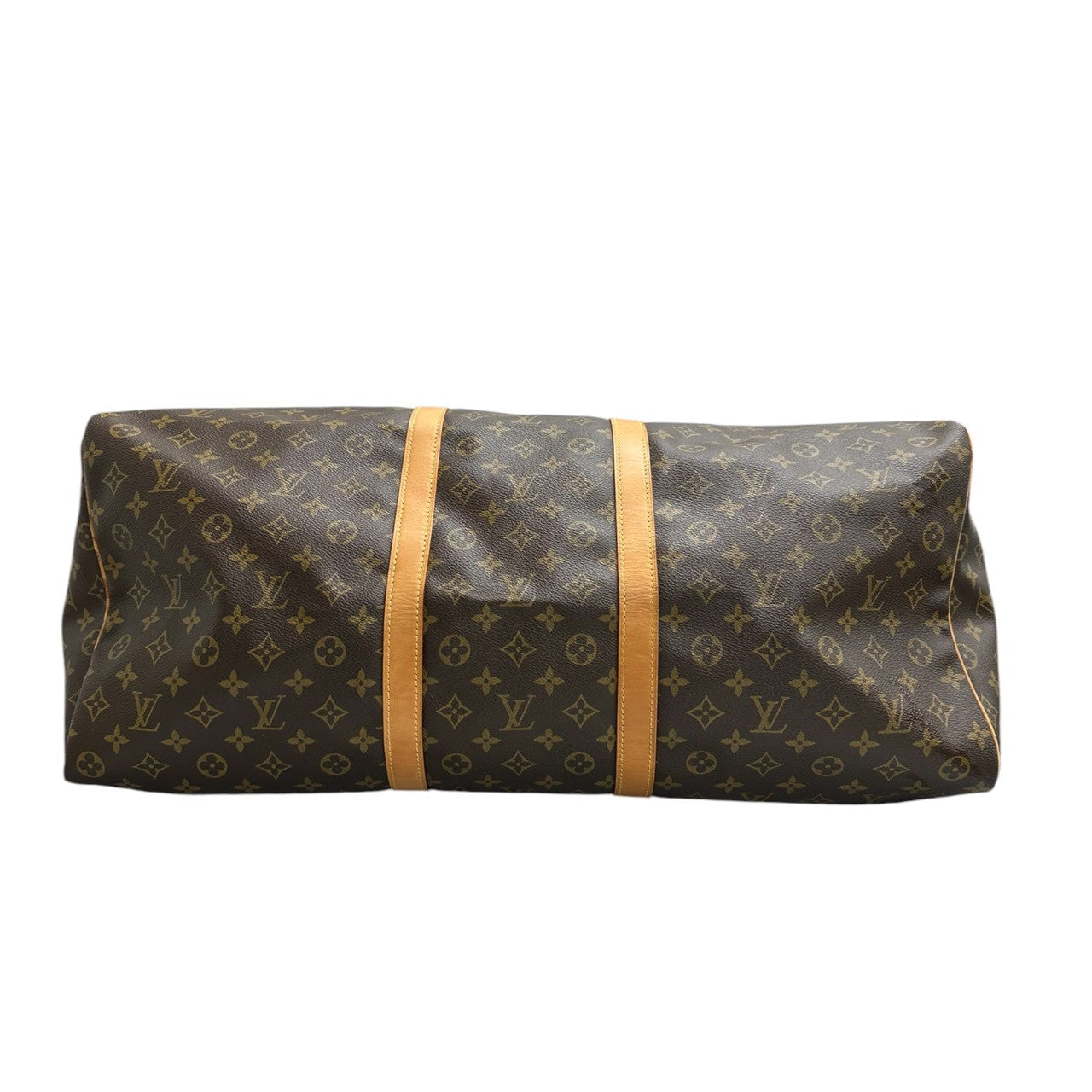 LOUIS VUITTON ルイヴィトン モノグラム キーポル ブラウン PVC ボストンバッグ レディース AB