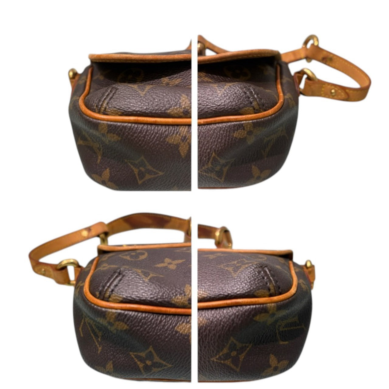 LOUIS VUITTON ルイヴィトン モノグラム ティカルPM ブラウン ゴールド金具 PVC / レザー M40078 ショルダーバッグ レディース B