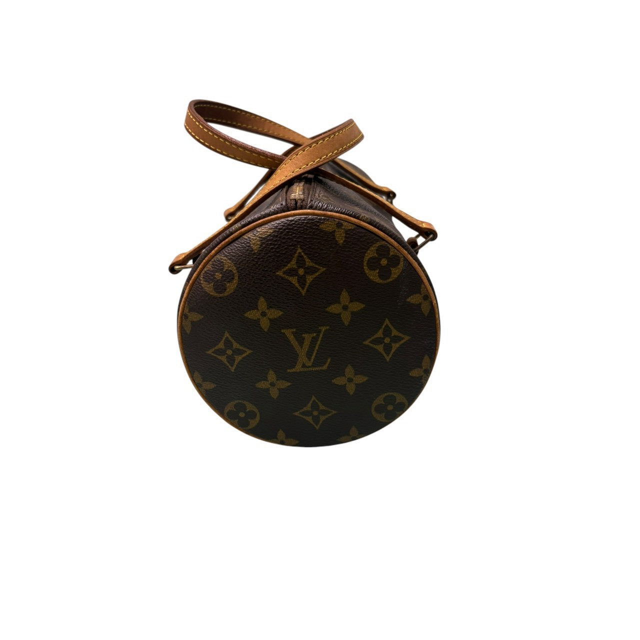 LOUIS VUITTON ルイヴィトン モノグラム パピヨン26 ブラウン PVC / レザー M51386 ハンドバッグ レディース AB
