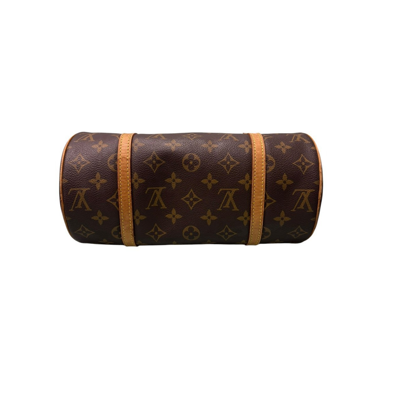 LOUIS VUITTON ルイヴィトン モノグラム パピヨン26 ブラウン PVC / レザー M51386 ハンドバッグ レディース AB