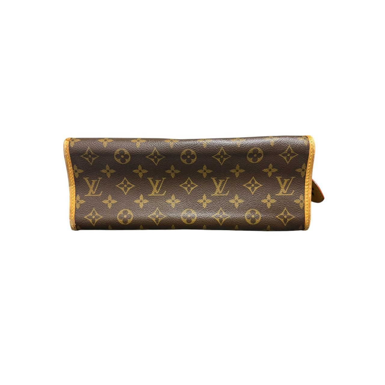 LOUIS VUITTON ルイヴィトン モノグラム ポパンクール ブラウン レザー M40009 ハンドバッグ レディース AB