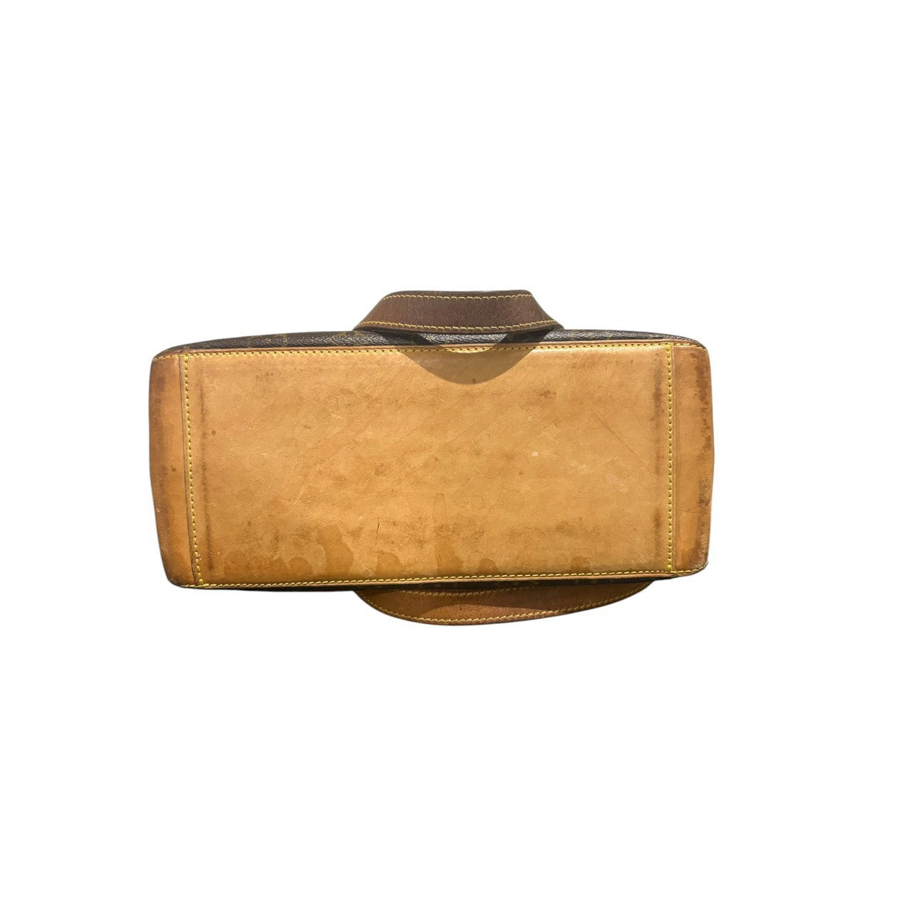 LOUIS VUITTON ルイヴィトン モノグラム カバピアノ ブラウン PVC / レザー M51148 トートバッグ レディース AB